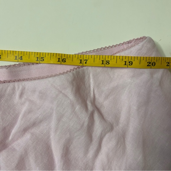 NWT J.Crew Gwen lace-trim slip skirt in linen (size 2X) - Picture 4 of 6